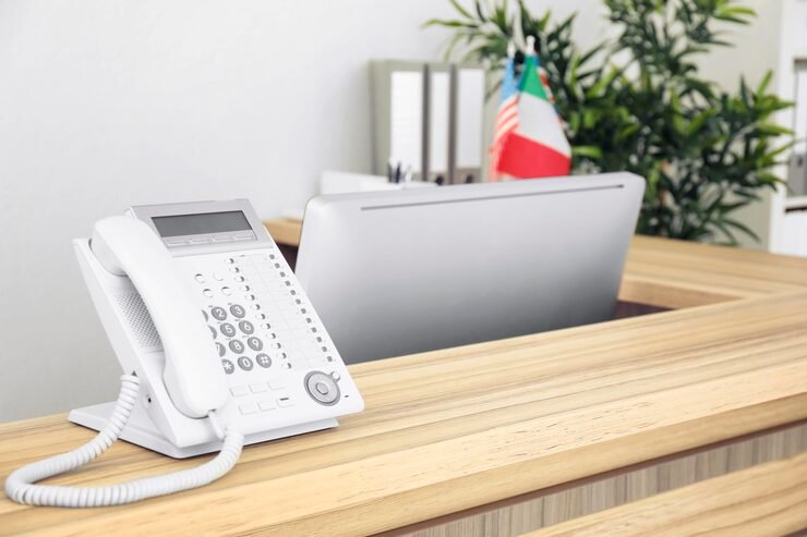 Classic rotary telephone