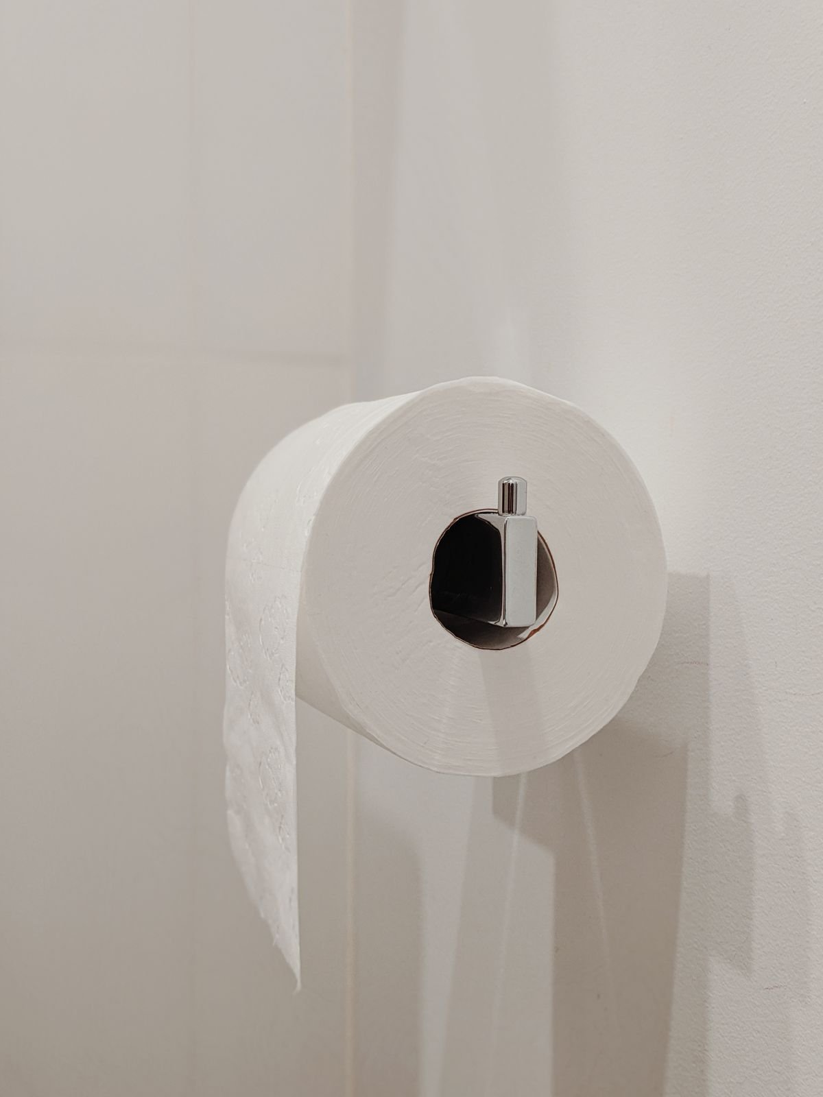 Toilet paper dispenser dark finish